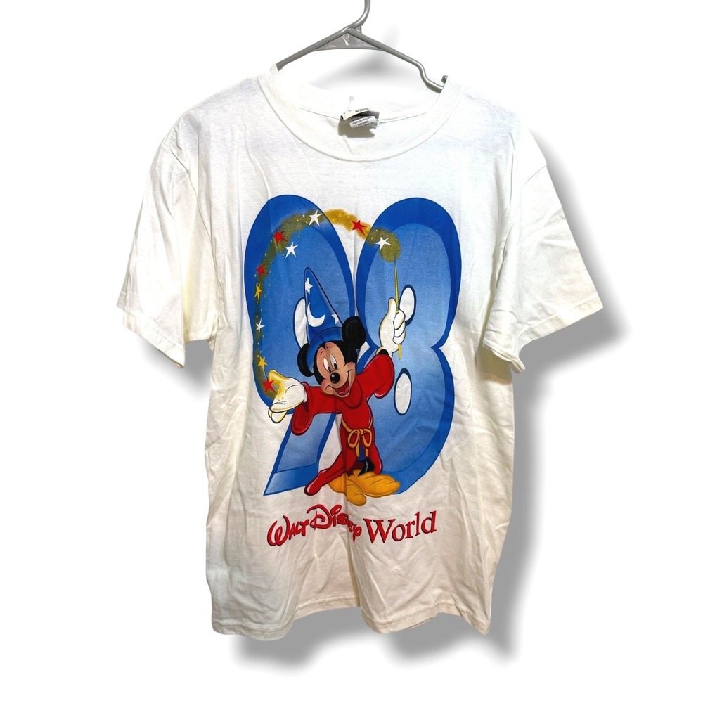 Vintage 1998 Disney Fantasia Sorcerer Mickey T-Shirt M Walt Disney World NEW